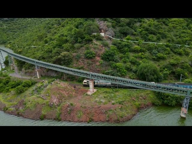 The first time i did a train Shoot. Location Sandur. Shoot on Dji mavic air 2