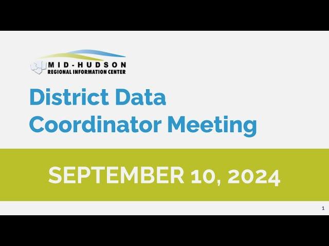 DDC Meeting: September, 2024