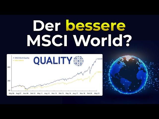 "MSCI World zu 80 % Schrott"?  MSCI World Quality ETF besser als MSCI World? [ETF-Vergleich]