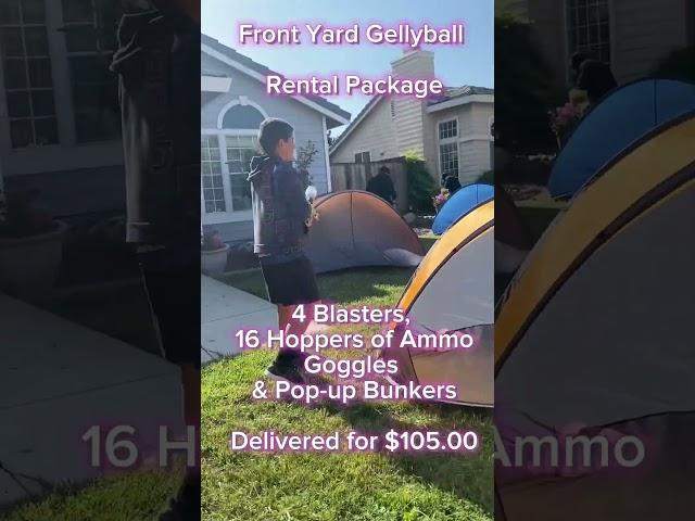 Front Yard Blaster Rental Package