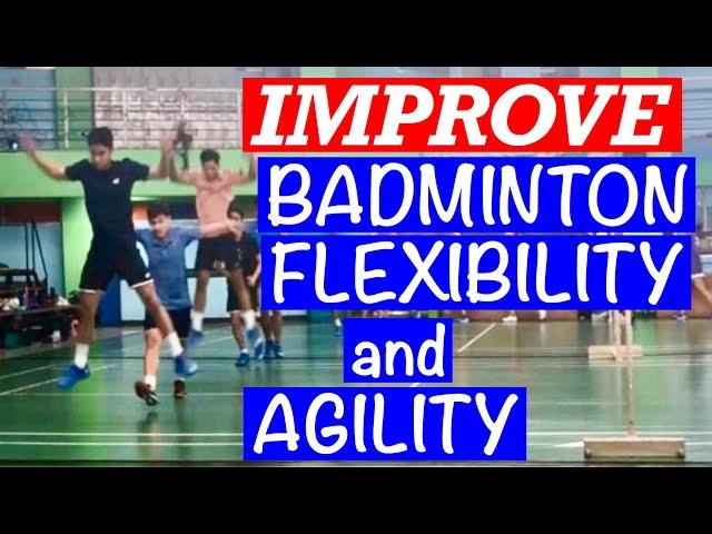 IMPROVE BADMINTON FLEXIBILITY AND AGILITY- A routine of Jogging with Exercises #badmintontraining