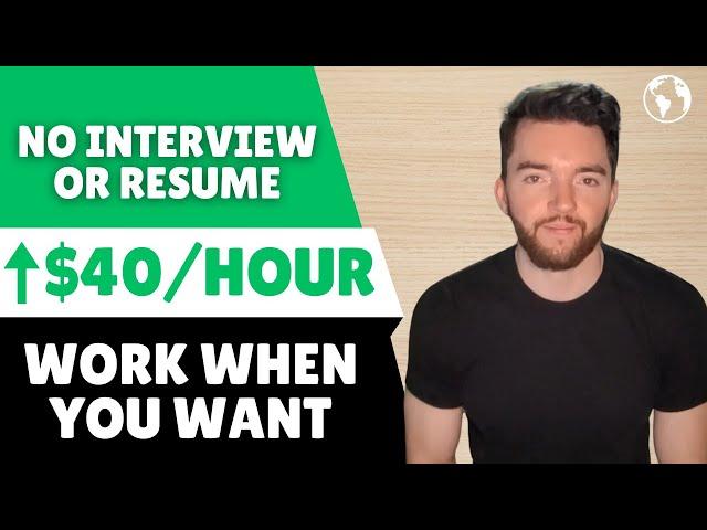 6 Best $40/Hour No Interview Remote Jobs