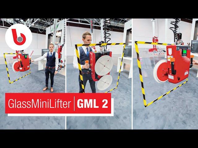 Barbaric GML 2 + SafetyKit @ Glasstec // 250 kg // Glass Vacuum Lifter