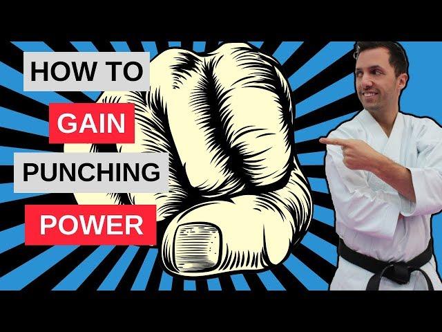 Karate Class: QUICK TIP – How to build Punching Power