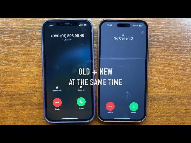 Reflection Ringtone. Old vs New Versions. iOS 16 vs iOS 17. iPhone 12 PM vs iPhone 14 PM