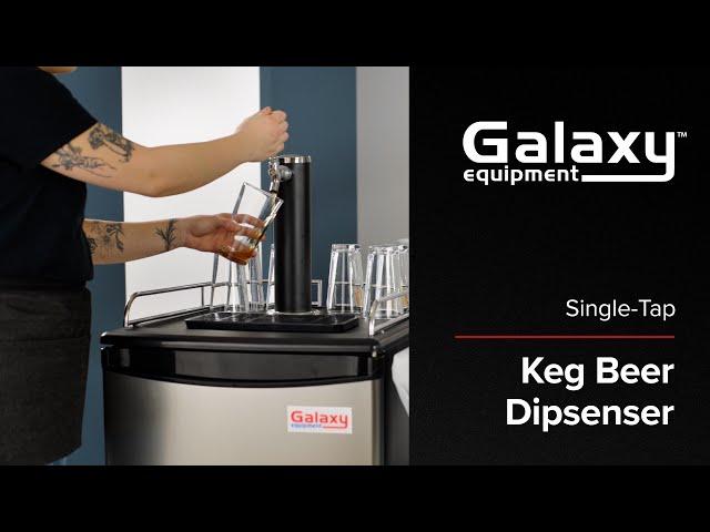 Galaxy Single Tap Kegerator Beer Dispenser