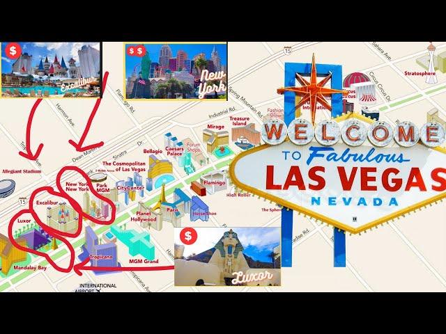 What are The Cheapest Best Located Las Vegas Strip Hotels?