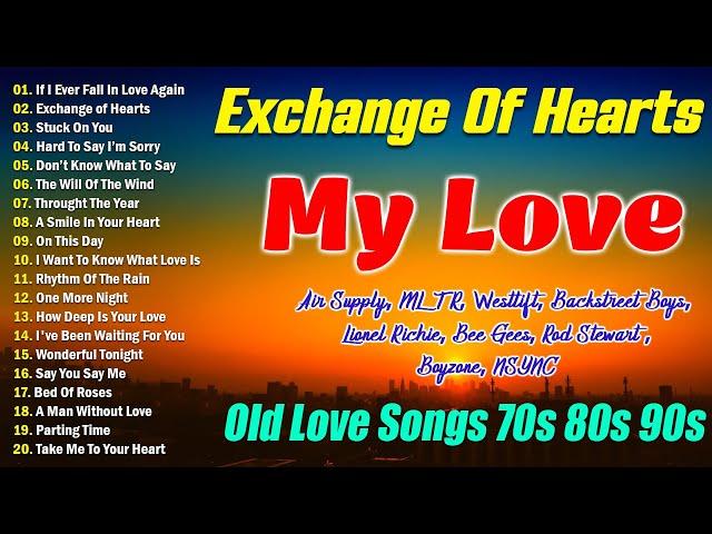 Best Romantic Old Love Songs of All Time  70s 80s 90s Hits/  MLTR, Air Supply, Westlife, Boyzone...