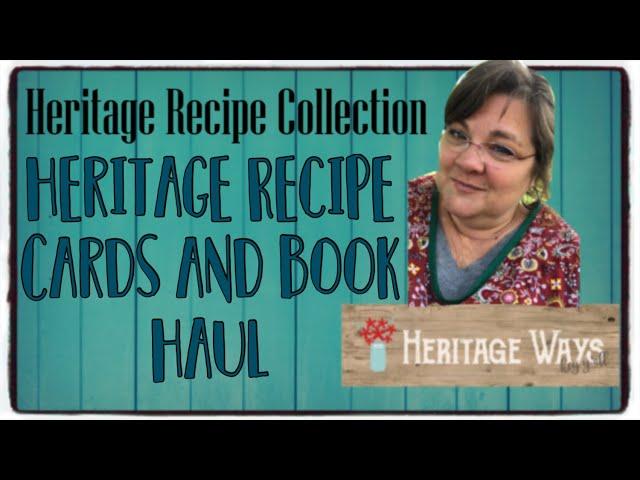 Amazing Collection of Vintage Heritage Recipe Cards and Cookbooks * Ebay Haul *