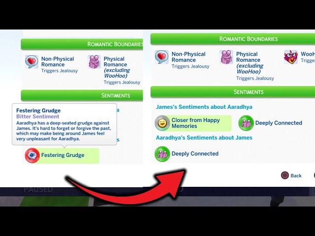 How To Remove The "Festering Grudge" Sentiment On Sims 4 For CONSOLE PLAYERS! **Detailed Version**