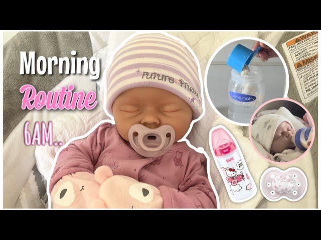 My Morning Routine W/Silicone Baby|Reborns World