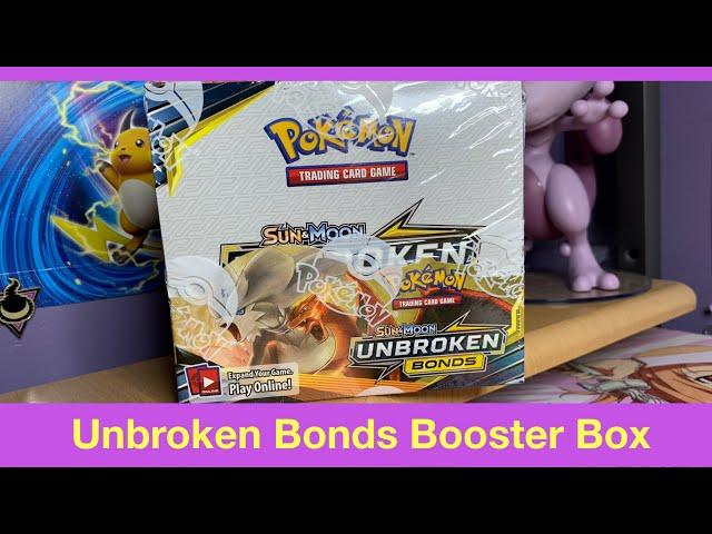 Pokémon Cards Unbroken Bonds Box!