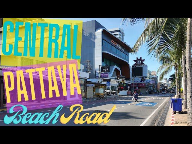 [4K] Central Pattaya Beach Road Early Morning Walk Soi 13/2 Soi 15 November 19 2024