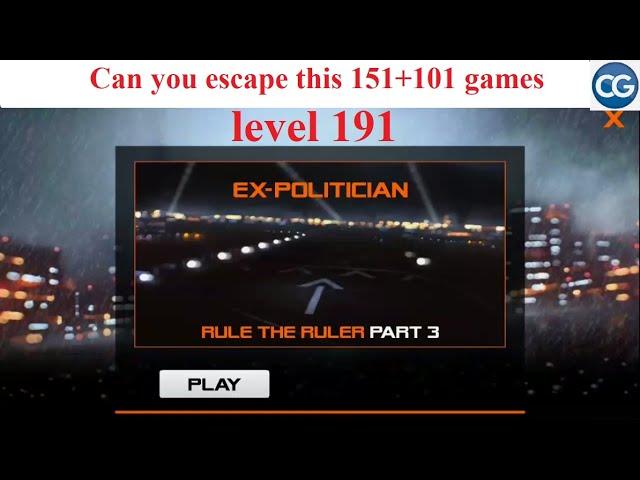 Can you escape this 151+101 games level 191 - RULE THE RULER PART 3 - Complete Game