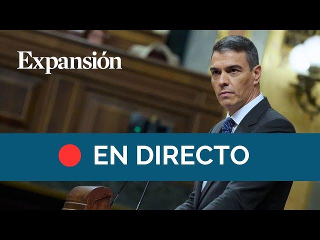  DIRECTO | Pedro Sánchez comparece en el Congreso para informar sobre la gestión de la DANA