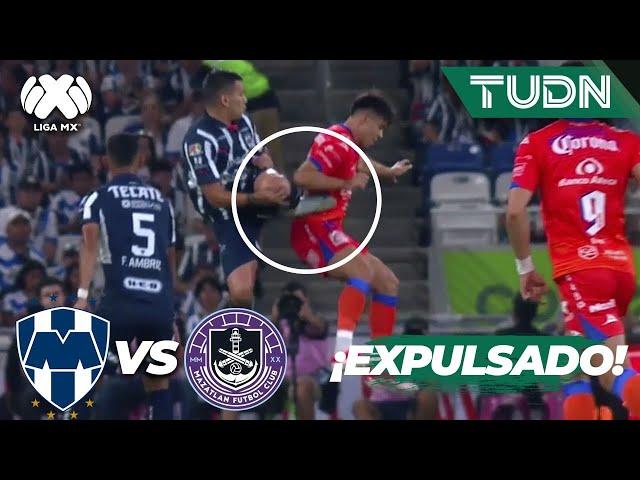 ¡EXPULSADO! Vegas a las regaderas | Monterrey 0-0 Mazatlán | Liga Mx -AP2024 - J9 | TUDN