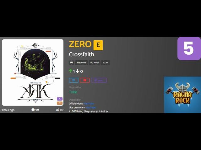 ZERO - Crossfaith Lvl 5 (Custom) [Ragnarock VoT]