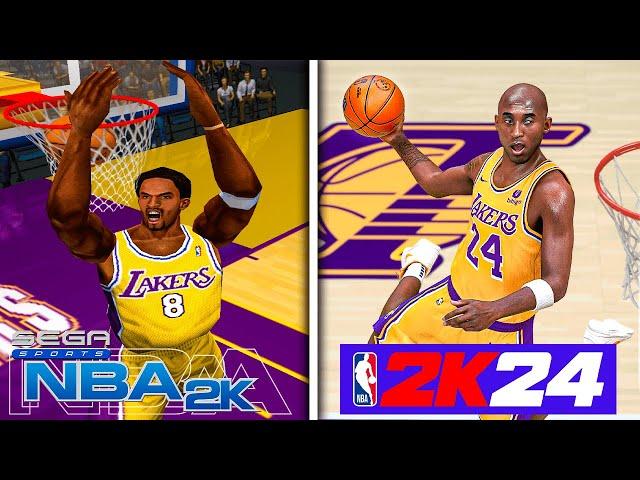 Dunking With Kobe In Every NBA 2K