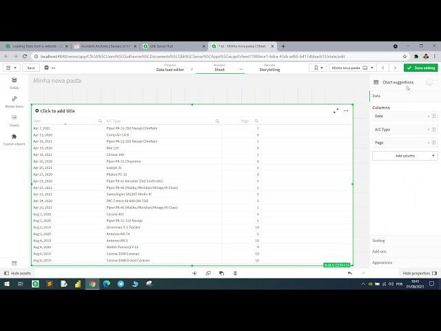 Looping URL with Qlik Sense