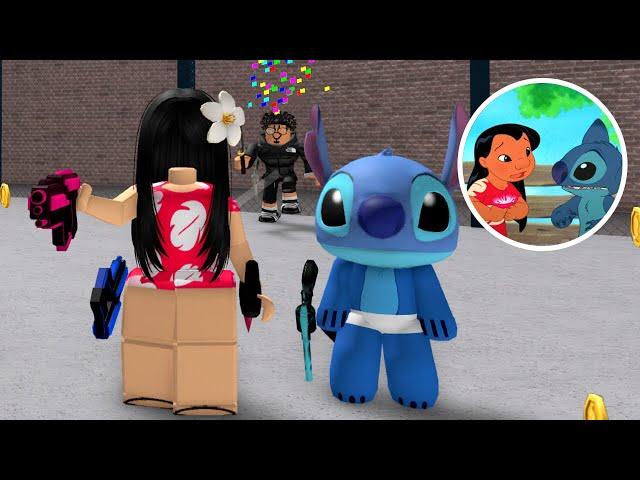 LILO & STITCH Beat TEAMERS in Roblox MM2!