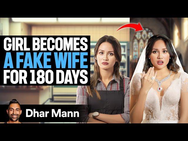 GIRL Becomes FAKE WIFE For 180 Days | Dhar Mann Studios