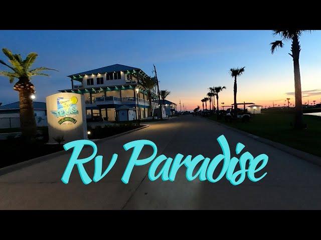 Discover Paradise: Margaritaville RV Resort - Crystal Beach, Texas.  Beachfront Bliss!