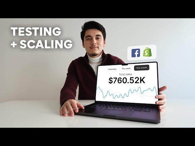 how i test + scale dropshipping products using facebook ads.