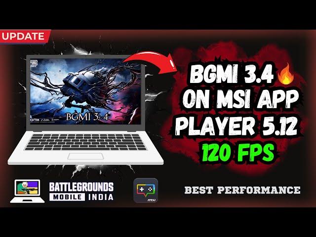 HOW TO PLAY BGMI IN PC WITH EMULATOR | ULTIMATE GUIDE 3.4 UPDATE |MSI APP PLAYER #bgmi #bgmiemulator