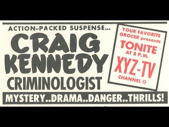 Murder on Stage Nine (1951) | Classic Mystery TV | Craig Kennedy, Criminologist