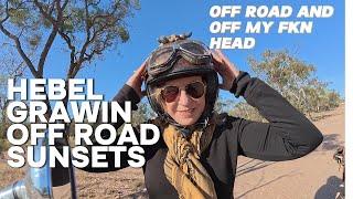 2024 - HEBEL - GRAWIN - OFF ROAD SUNSETS LIGHTNING RIDGE ( FEMALE MOTORBIKE ADVENTURE )