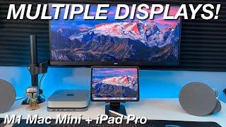 M1/M2 Mac Mini + iPad Pro - Dual Monitor Setup ‍