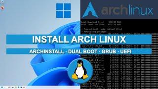 How To Install Arch Linux | Dual Boot Windows | GRUB | UEFI