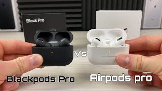 Blackpods Pro Vs Airpods Pro - Matte black Airpods Pro