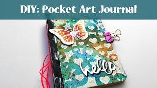 DIY - Handmade Pocket Art Journal Tutorial