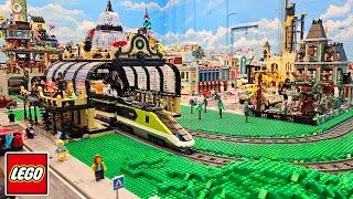 Moving Modular Buildings | LEGO City Downtown Expansion | Details!