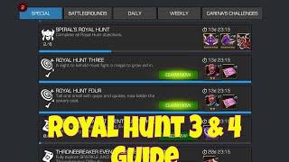 How to complete Royal Hunt 3 and 4 | Get 10 banquet tickets | Mcoc November 2024