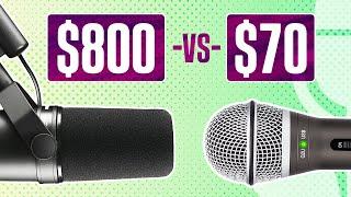 Can a Samson Q2U sound like a Shure SM7B? MIC BATTLE!