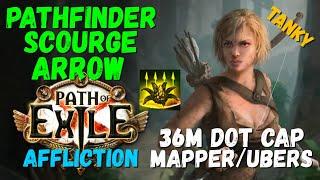 [PoE] Pathfinder Scourge Arrow Build, 36M dot DPS cap, Mapper/Ubers