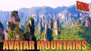 Flying through China's Amazing AVATAR Mountains - Zhangjiajie