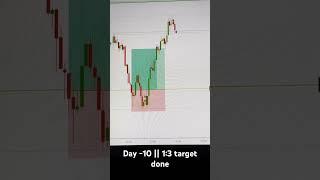 Day -10 of my trading journey || today 1:3 target done || #trading #stockmarket #currencytradingtips