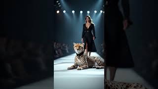 Cheetah Steals the Show on the Runway  | The Wildest Fashion Statement Ever!