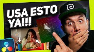 Esto MEJORA el COLOR de tus vídeos x1000  COLOR WARPER en DAVINCI RESOLVE 18