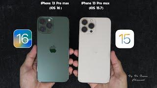 iPhone 13 Pro max iOS 16 vs iPhone 13 Pro max iOS 15 | SpeedTest