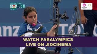 Sheetal Devi's Heartbreaking One-Point Loss | Paralympics Archery Highlights | JioCinema