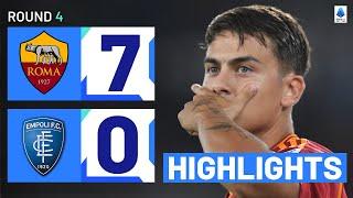 Roma-Empoli 7-0 | Giallorossi cruise to massive win: Goals & Highlights | Serie A 2023/24