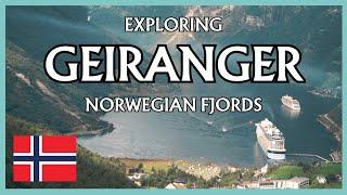 ️Exploring GEIRANGER in the NORWEGIAN FJORDS, cruise ship port NORWAY️