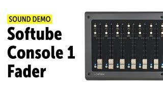 Softube Console 1 Fader Demo (no talking)