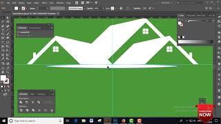 How to Logo  House Design in Adobe Illustrator CC Tutorial