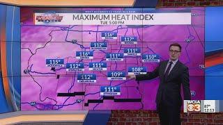 Jacob: "Hottest day of the year followed by storms tonight"