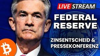  BITCOIN LIVE | FED ZINSENTSCHEID | DIE ENTSCHEIDUNG!